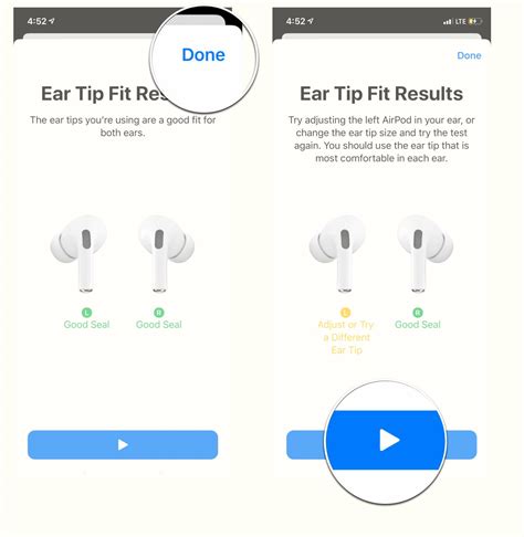 airpod seal test|airpods ear tips test.